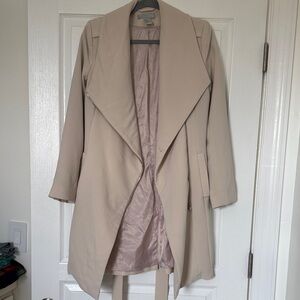 H&M Elegant Cream Trench Coat